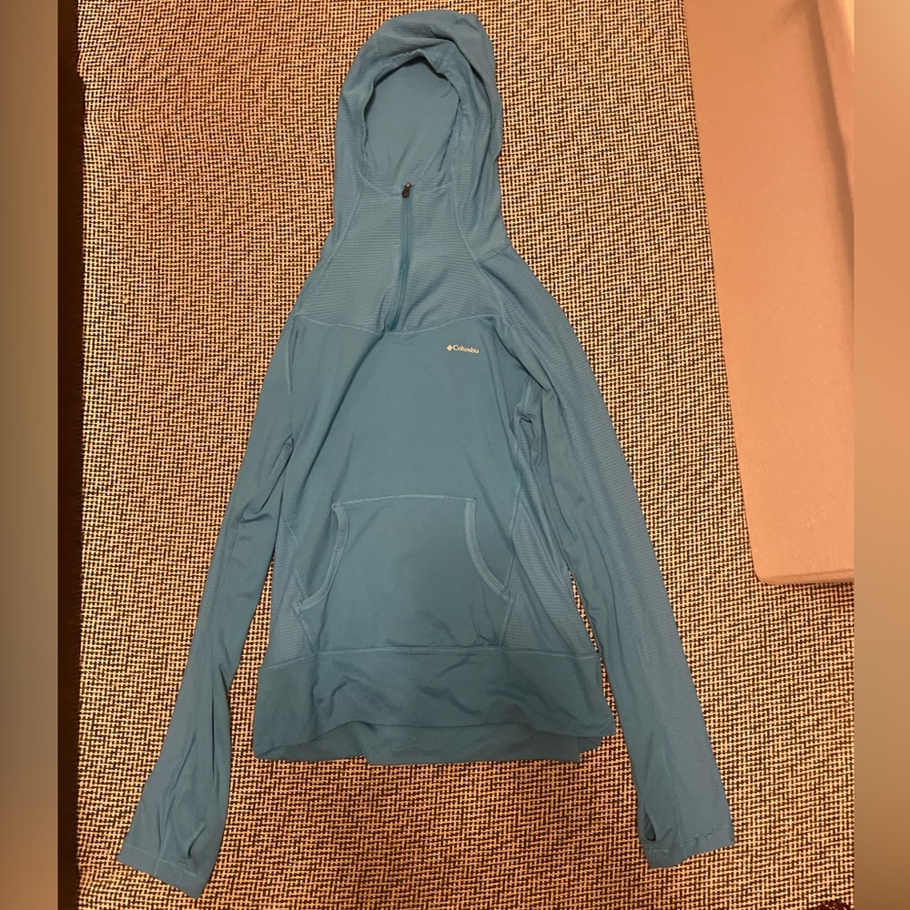 Columbia Teal Hooded Sweatshirt